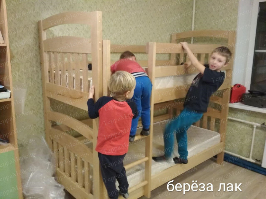 Кровать двухъярусная детская новинка