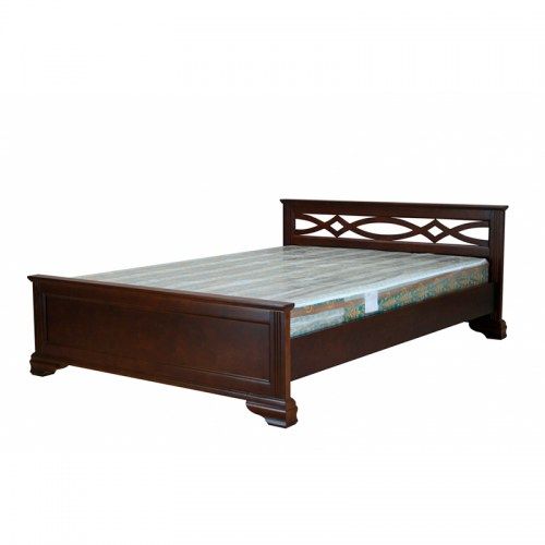 Кровать двуспальная из массива дерева Лира